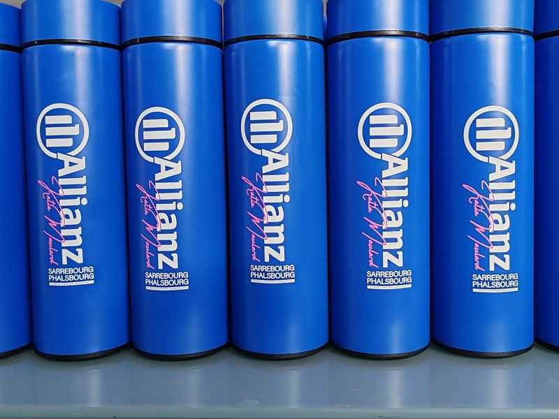 Gourdes isothermes Allianz imprimées